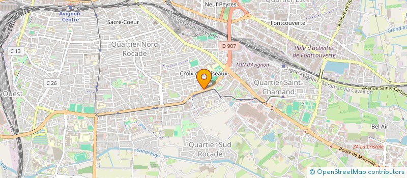 localisation de l'entreprise MONSIEUR MOHAMAD HAKIMI  AVIGNON