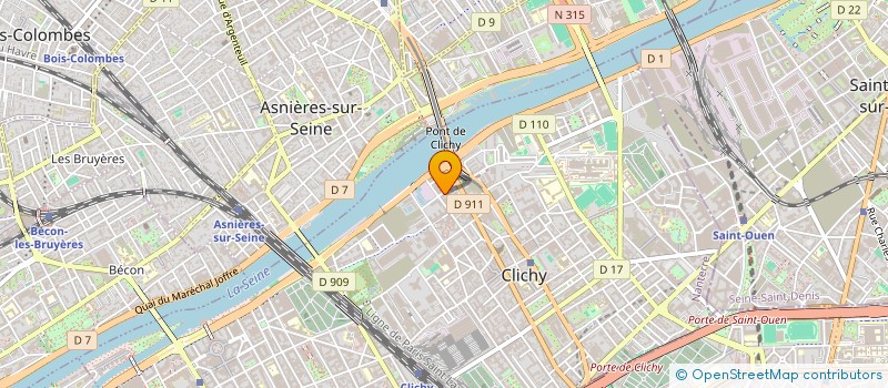 localisation de l'entreprise MONSIEUR MOHAMAD HAMMOUDE à CLICHY