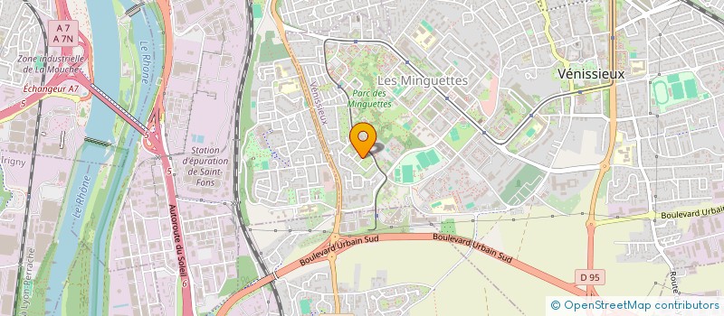 localisation de l'entreprise MONSIEUR MOHAMAD HOURANI  VENISSIEUX