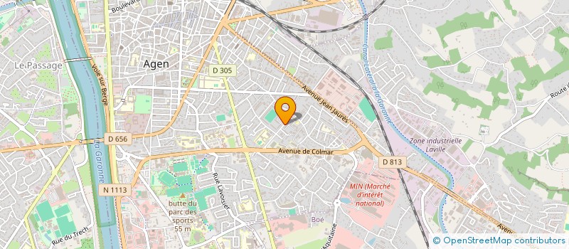 localisation de l'entreprise MONSIEUR MOHAMAD JAZIEH  AGEN