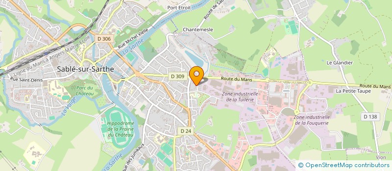 localisation de l'entreprise MONSIEUR MOHAMAD KHAN  SABLE-SUR-SARTHE