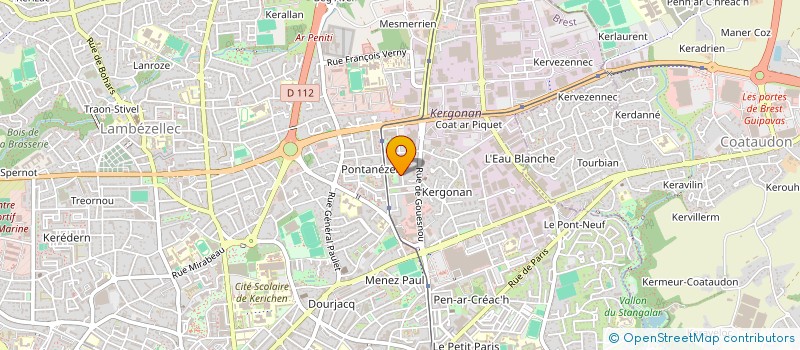 localisation de l'entreprise MONSIEUR MOHAMAD LAROUSSI à BREST