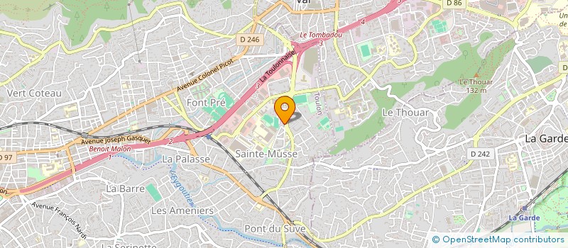 localisation de l'entreprise MONSIEUR MOHAMAD MAMOND  TOULON