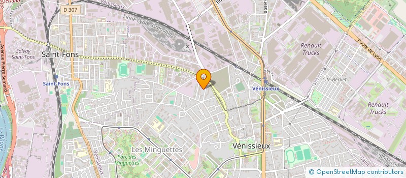 localisation de l'entreprise MONSIEUR MOHAMAD MHANNA  VENISSIEUX