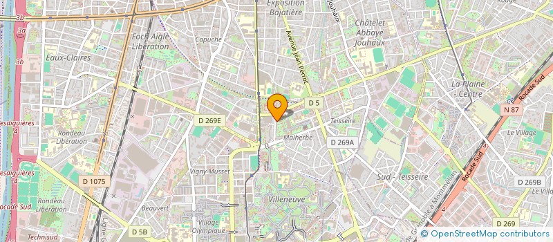 localisation de l'entreprise MONSIEUR MOHAMAD MOAZ YAGAN à GRENOBLE