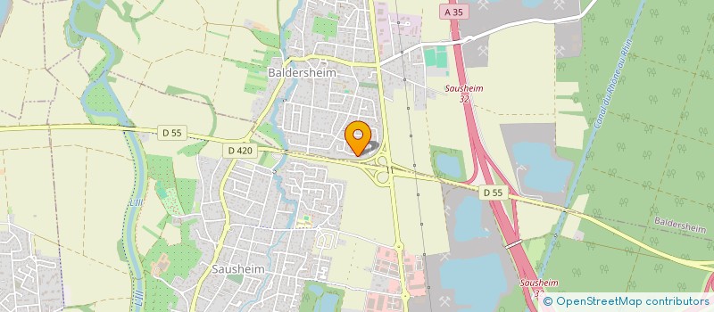 localisation de l'entreprise MONSIEUR MOHAMAD MUSTAPHA  BALDERSHEIM