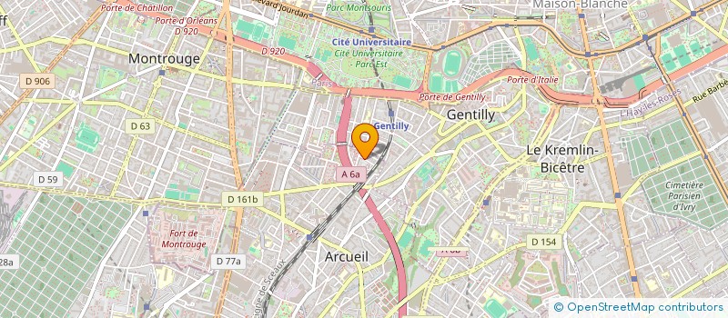 localisation de l'entreprise MONSIEUR MOHAMAD SABSABI  ARCUEIL