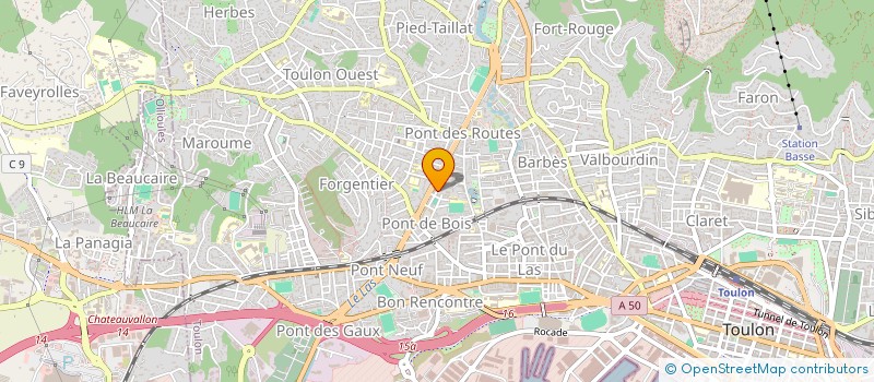 localisation de l'entreprise MONSIEUR MOHAMAD SARWARI  TOULON