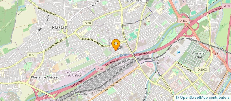 localisation de l'entreprise MONSIEUR MOHAMAD SHAWA  MULHOUSE