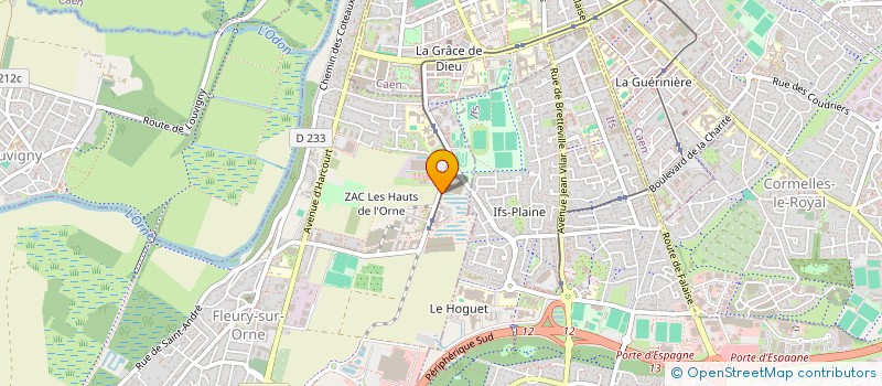 localisation de l'entreprise MONSIEUR MOHAMAD TABANAJ ALGHAMAZ  FLEURY-SUR-ORNE