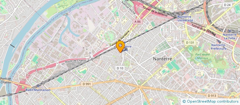 localisation de l'entreprise MONSIEUR MOHAMAD ZAHER  NANTERRE