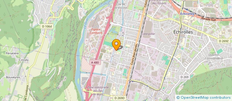 localisation de l'entreprise MONSIEUR MOHAMAD ZAREFI à ECHIROLLES