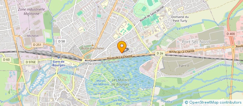 localisation de l'entreprise MONSIEUR MOHAMADI HAMADA  BOURGES