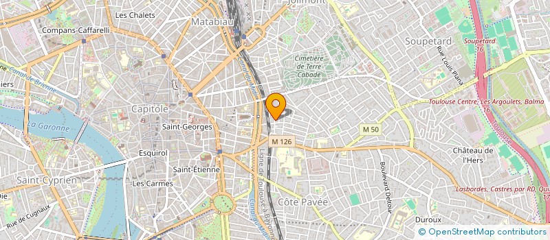 localisation de l'entreprise MONSIEUR MOHAMADIN MOUSSA ABAKER  TOULOUSE