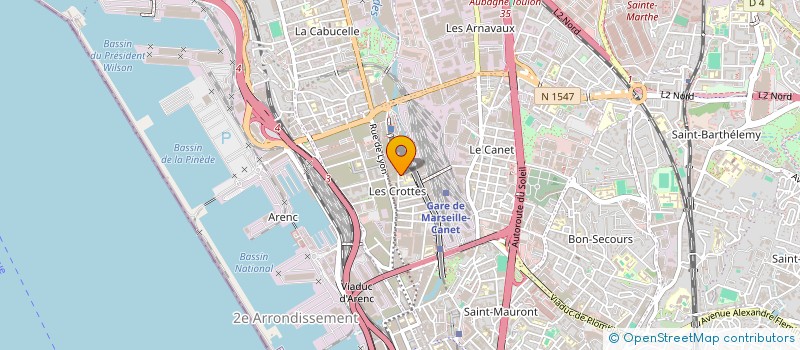 localisation de l'entreprise MONSIEUR MOHAMADOU CISSE à MARSEILLE
