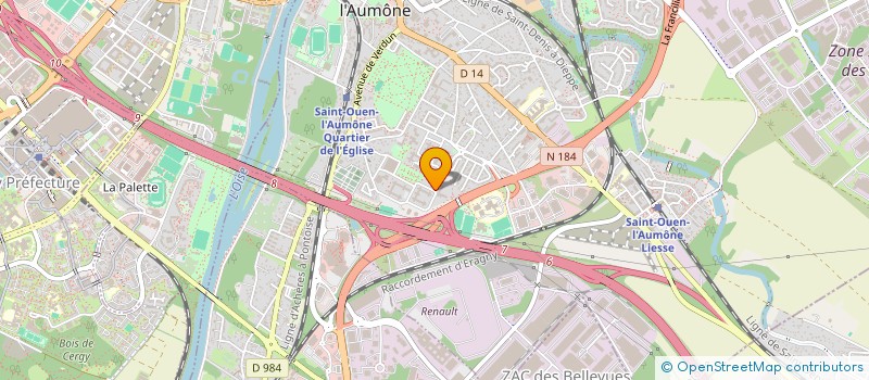 localisation de l'entreprise MONSIEUR MOHAMADOU CISSOKO à SAINT-OUEN-L'AUMONE