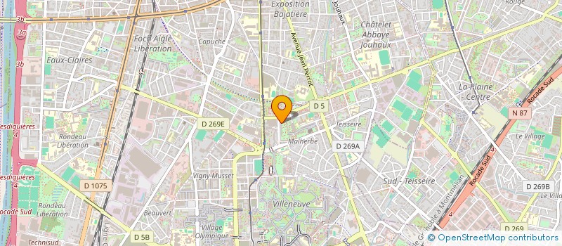 localisation de l'entreprise MONSIEUR MOHAMADOU DIAKHABY  GRENOBLE