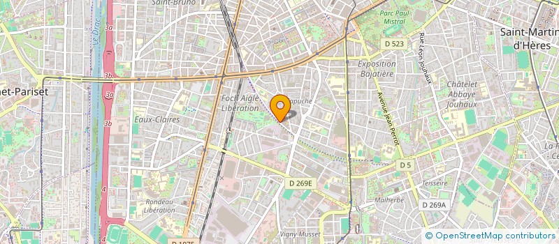 localisation de l'entreprise MONSIEUR MOHAMADOU DIATTA  GRENOBLE