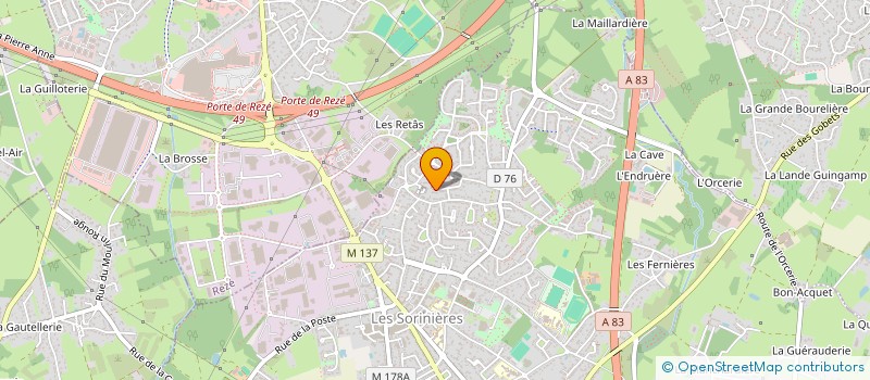 localisation de l'entreprise MONSIEUR MOHAMADOU DIENG à LES SORINIERES