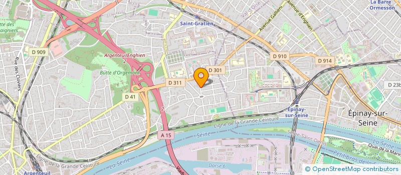 localisation de l'entreprise MONSIEUR MOHAMADOU DIOUARA  ARGENTEUIL