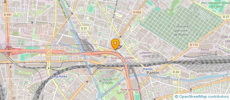 localisation de l'entreprise MONSIEUR MOHAMADOU DOUMBIA à PANTIN