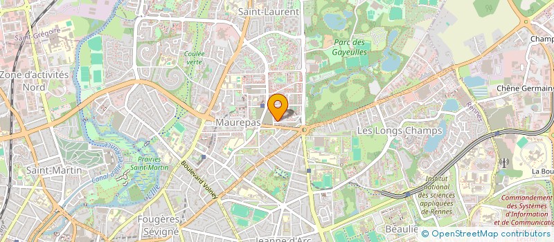 localisation de l'entreprise MONSIEUR MOHAMADOU MANE  RENNES