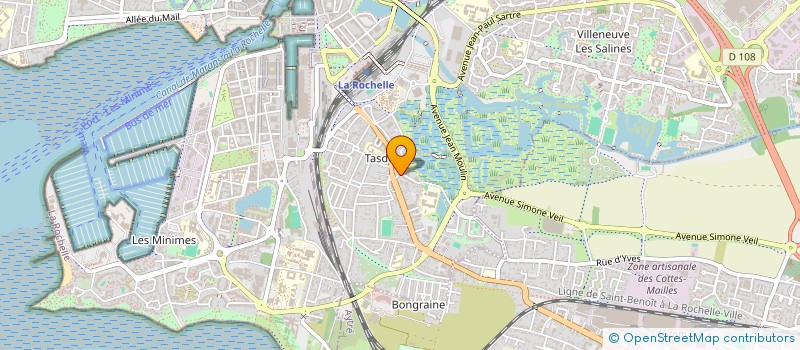 localisation de l'entreprise MONSIEUR MOHAMADOU MBIPEH  LA ROCHELLE