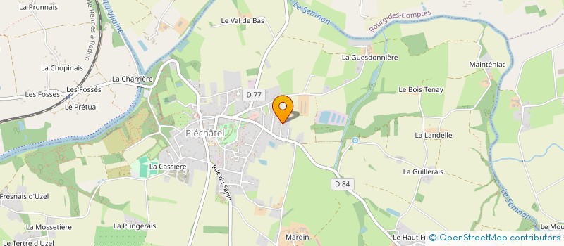 localisation de l'entreprise MONSIEUR MOHAMADOU SOW  PLECHATEL