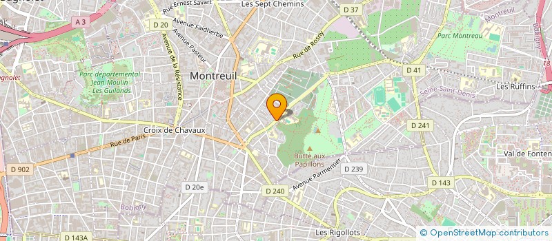 localisation de l'entreprise MONSIEUR MOHAMADOU SYLLA à MONTREUIL
