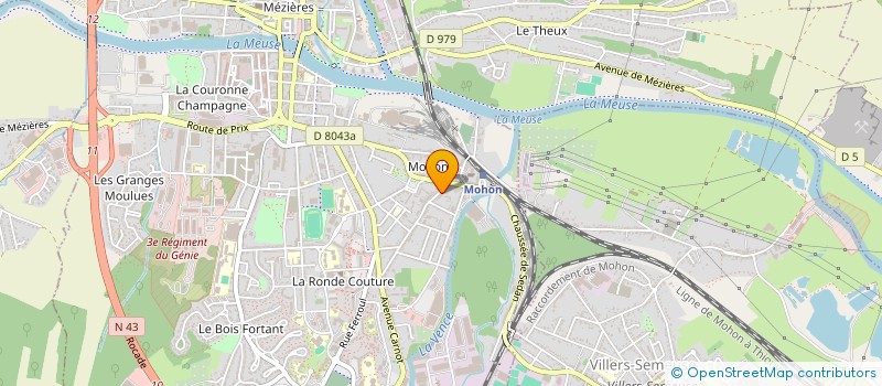 localisation de l'entreprise MONSIEUR MOHAMADOU YACOUBOU  CHARLEVILLE-MEZIERES