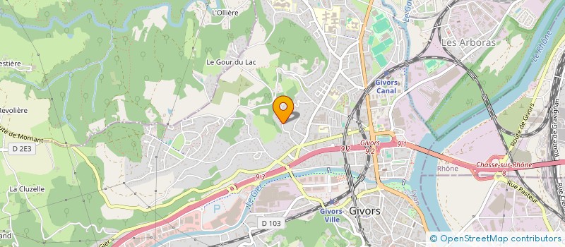 localisation de l'entreprise MONSIEUR MOHAME YACINE HANI  GIVORS