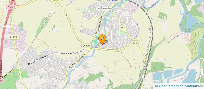 localisation de l'entreprise MONSIEUR MOHAMED AARAB  LE CENDRE