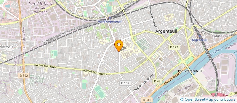 localisation de l'entreprise MONSIEUR MOHAMED AATIK  ARGENTEUIL