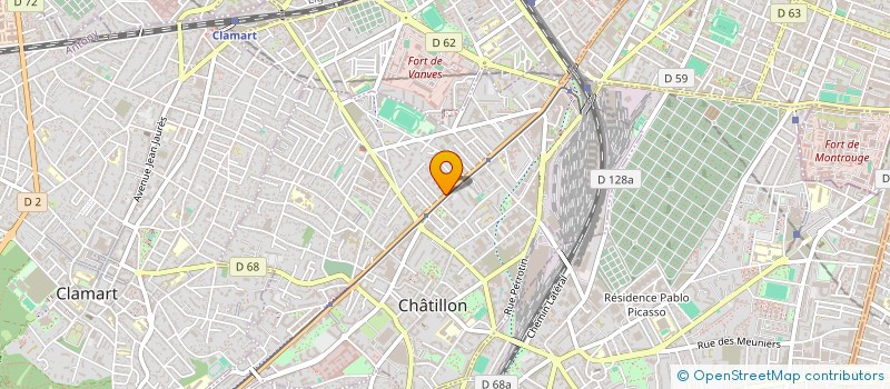 localisation de l'entreprise MONSIEUR MOHAMED ABAAB  CHATILLON