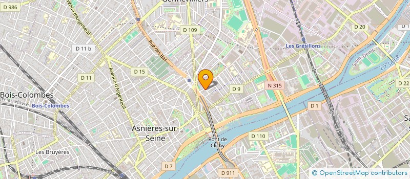 localisation de l'entreprise MONSIEUR MOHAMED ABANAI  GENNEVILLIERS