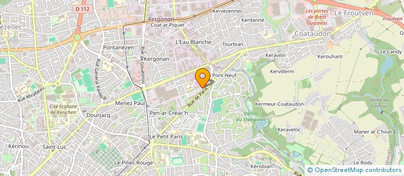 localisation de l'entreprise MONSIEUR MOHAMED ABARKAN à BREST