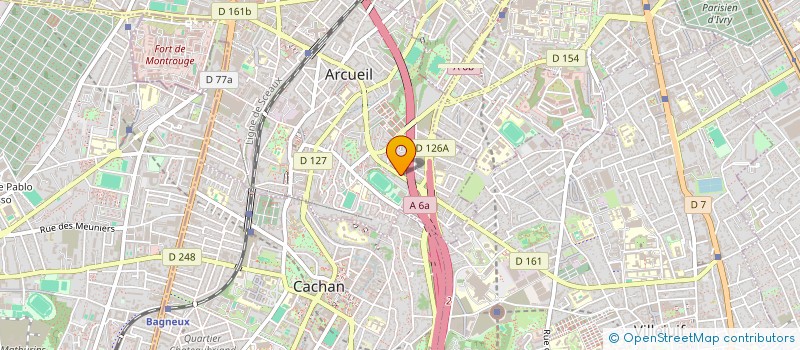 localisation de l'entreprise MONSIEUR MOHAMED ABAS DJAMA  ARCUEIL