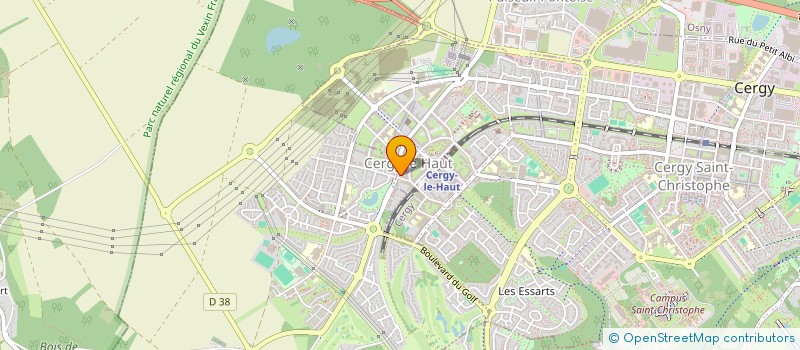 localisation de l'entreprise MONSIEUR MOHAMED ABASSI  CERGY