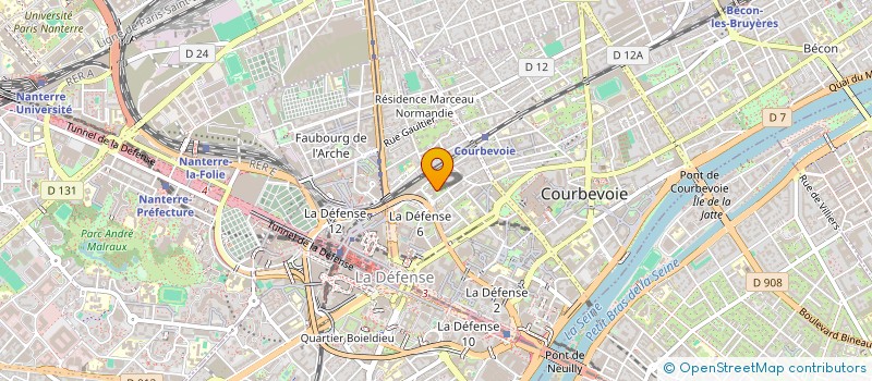 localisation de l'entreprise MONSIEUR MOHAMED ABBAS à COURBEVOIE