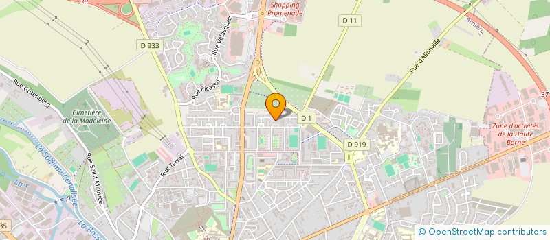 localisation de l'entreprise MONSIEUR MOHAMED ABBASSI à AMIENS