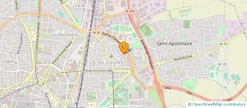 localisation de l'entreprise MONSIEUR MOHAMED ABBASSI  DIJON