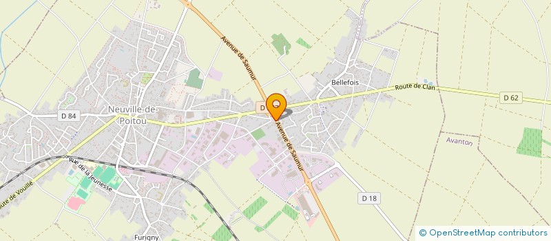 localisation de l'entreprise MONSIEUR MOHAMED ABBES  NEUVILLE-DE-POITOU