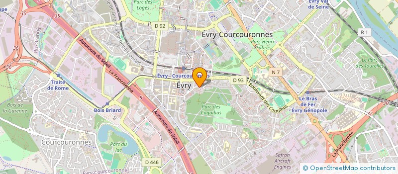 localisation de l'entreprise MONSIEUR MOHAMED ABBOU  EVRY-COURCOURONNES