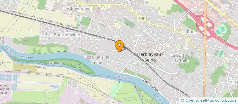 localisation de l'entreprise MONSIEUR MOHAMED ABDAT  HERBLAY-SUR-SEINE