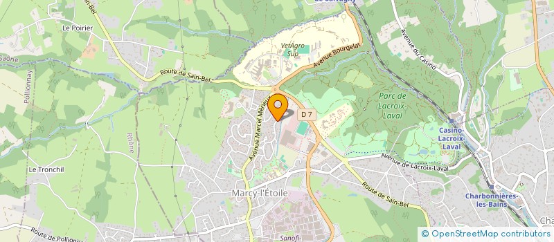 localisation de l'entreprise MONSIEUR MOHAMED ABDEL AZIM  MARCY-L'ETOILE