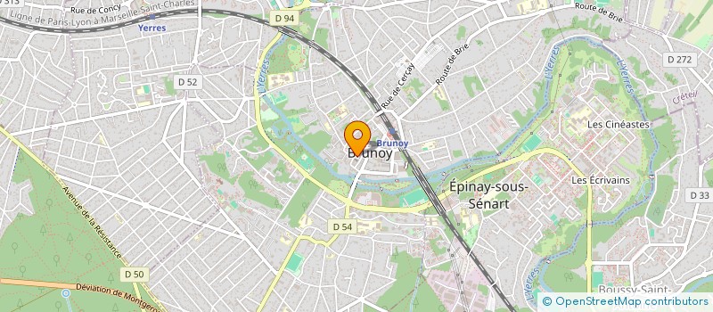 localisation de l'entreprise MONSIEUR MOHAMED ABDEL RAZIK  BRUNOY