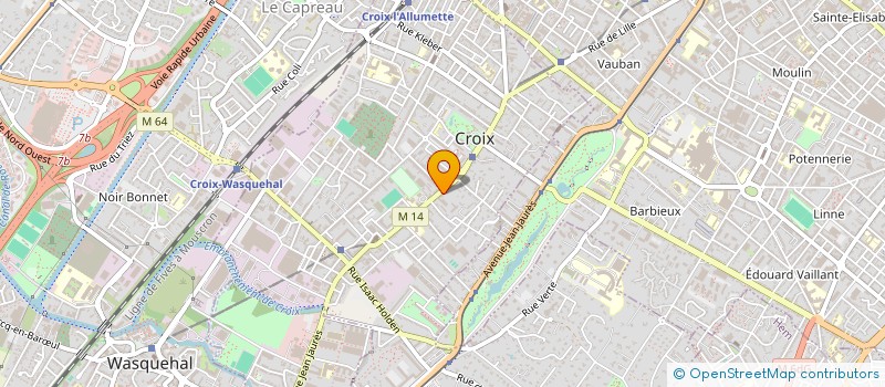 localisation de l'entreprise MONSIEUR MOHAMED ABDELHAK à CROIX