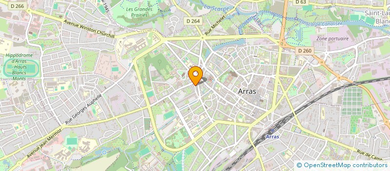 localisation de l'entreprise MONSIEUR MOHAMED ABDELKRIM à ARRAS