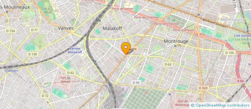 localisation de l'entreprise MONSIEUR MOHAMED ABDELLAH à MALAKOFF