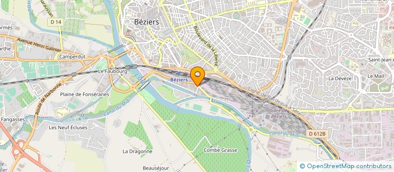 localisation de l'entreprise MONSIEUR MOHAMED ABDELLAOUI à BEZIERS